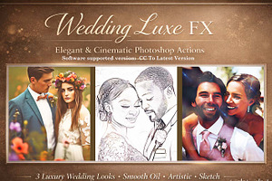 Wedding Luxe FX Elegant & Cinematic, an Action Add-On by Studio Retouch