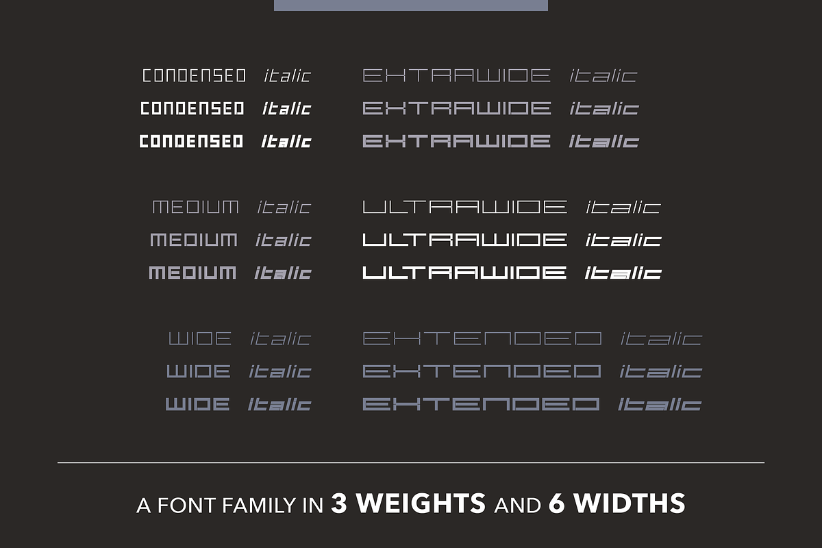 Carbon - Square font preview 4