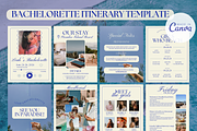 Bachelorette Itinerary Template, an Invitation Template by Story Native (Thumbnail 1 of 10)