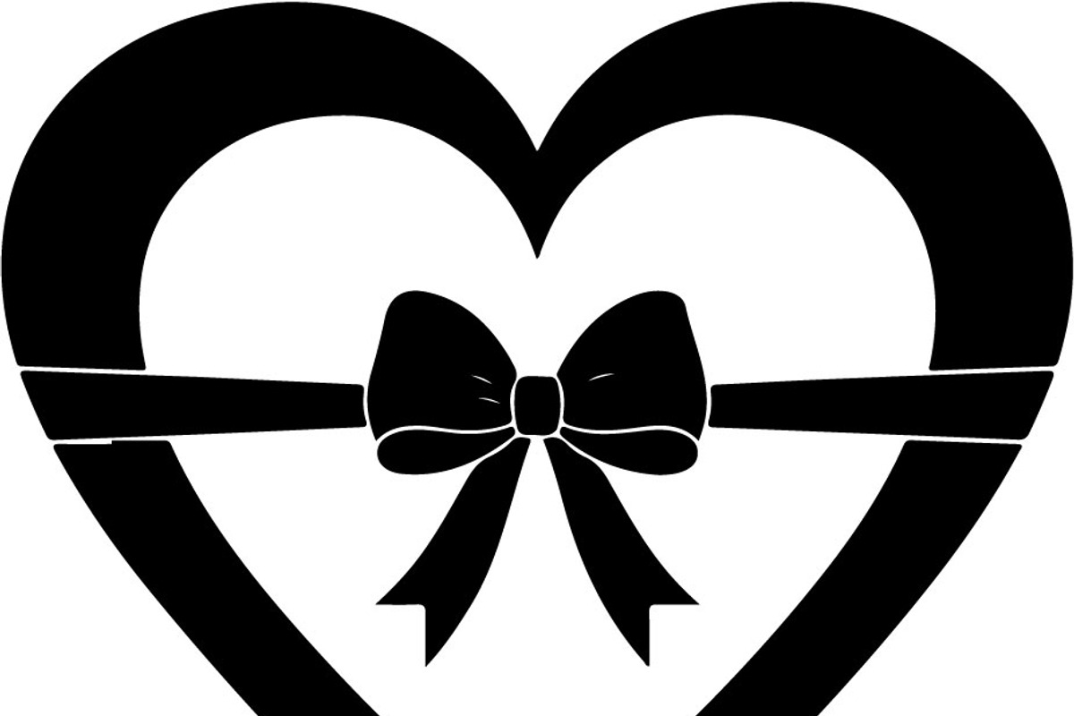 Black Heart Love Silhouette Icons Se, an Illustration by Designer_Momina (Photo 14 of 18)