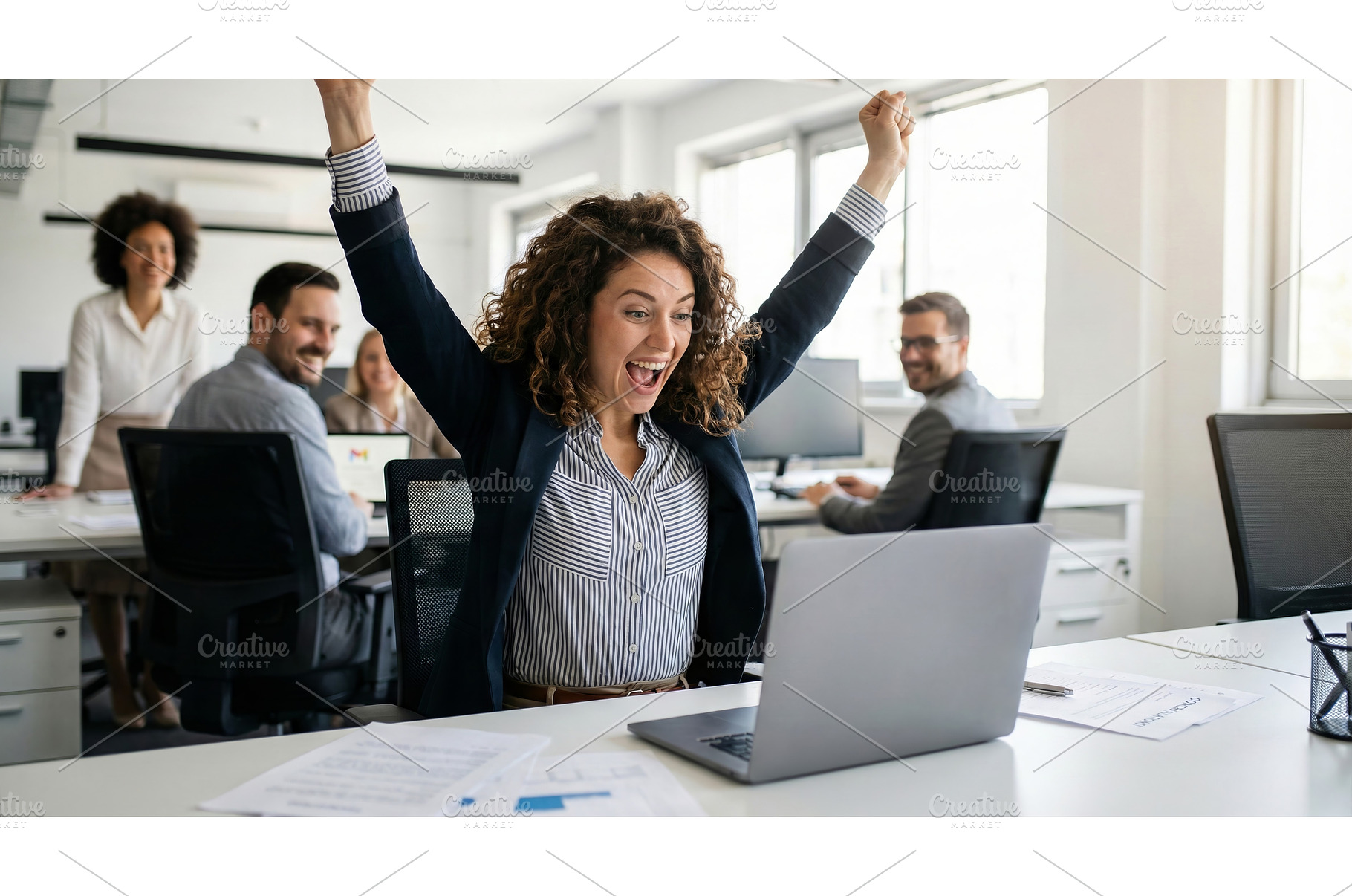 Office Success, a Person Photo by CREATIVEDEF