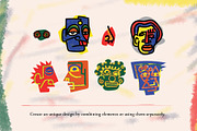 Picasso Style Collection | AI, an Object Graphic by Azruca (Thumbnail 2 of 12)