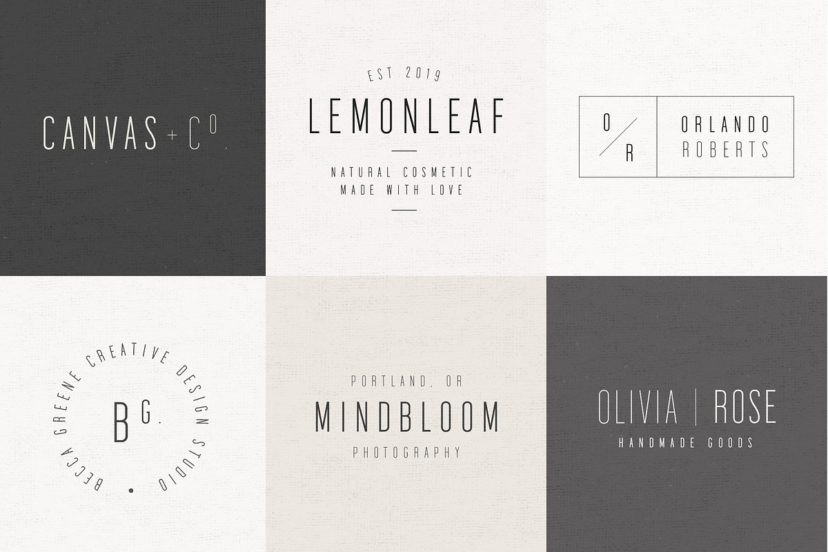 Blanche | Modern Sans Serif + Logos preview 6