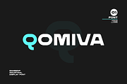 Qomiva Font, a Sans Serif Font by albert_kalingga (Thumbnail 1 of 5)