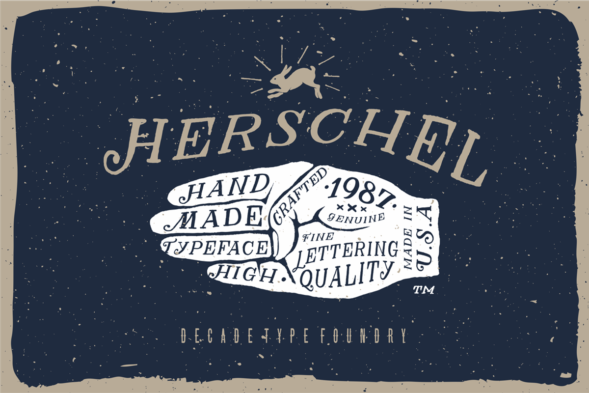 Herschel + Bonus, a Serif Font by Spencer & Sons Co. (Photo 1 of 5)