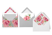 PEONY watercolor clip art & patterns, an Object Graphic by Jeanna Draw (Thumbnail 10 of 15)