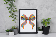 Coquette Christmas Bow Brushstroke, an Illustration by Daily.Designs (Thumbnail 4 of 5)