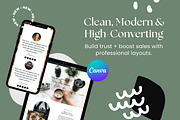 Photography Canva Website Template preview 3