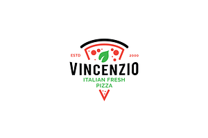 Minimal Pizza Logo