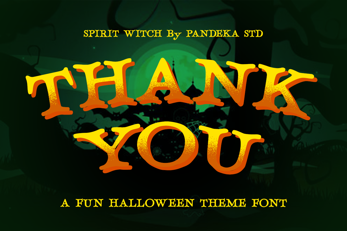 Spirit Witch - A Fun Halloween Font, a Handwritten Font by Pandeka Studio (Photo 9 of 9)