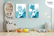 Ocean Marine Animal Illustrations, an Animal Illustration by Annakaroline (Thumbnail 7 of 8)