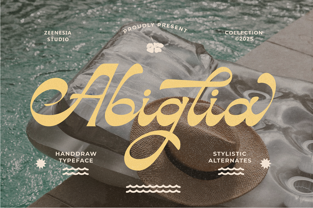 Abiglia, a Script Font by zeenesia (Photo 15 of 17)