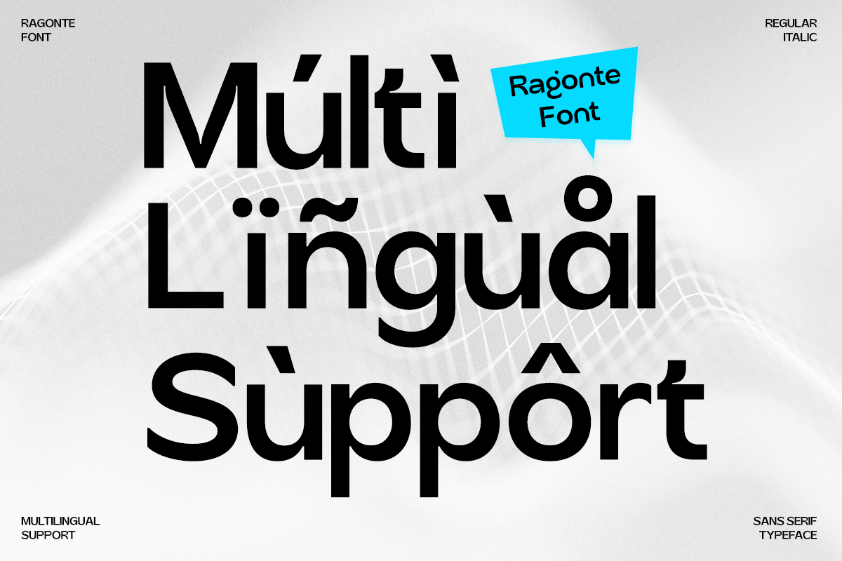 Future Geometric Sans Font - Ragonte, a Sans Serif Font by Say Studio (Photo 10 of 10)