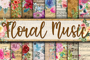 Floral Digital Paper Bundle, a Texture Illustration by OldMarket Designs (Thumbnail 13 of 13)