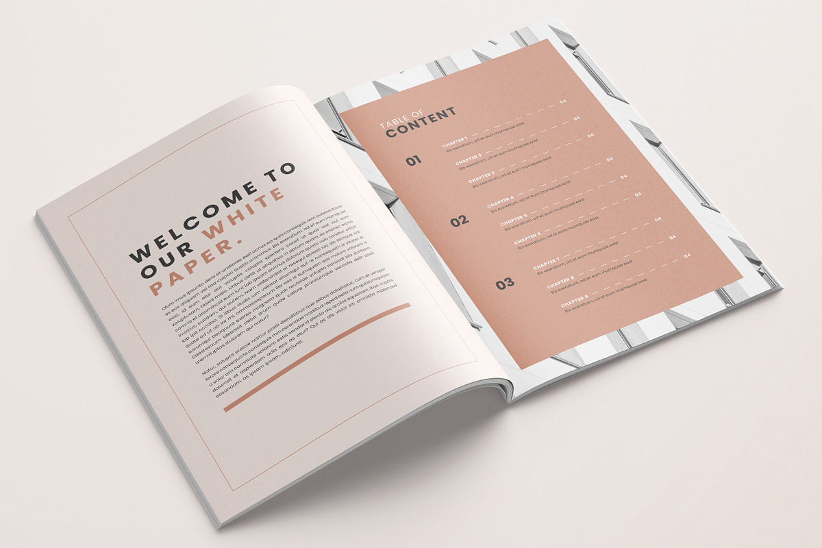 WhitePaper | Canva, Word, InDesign, a Brochure Template by DesVert (Photo 2 of 6)