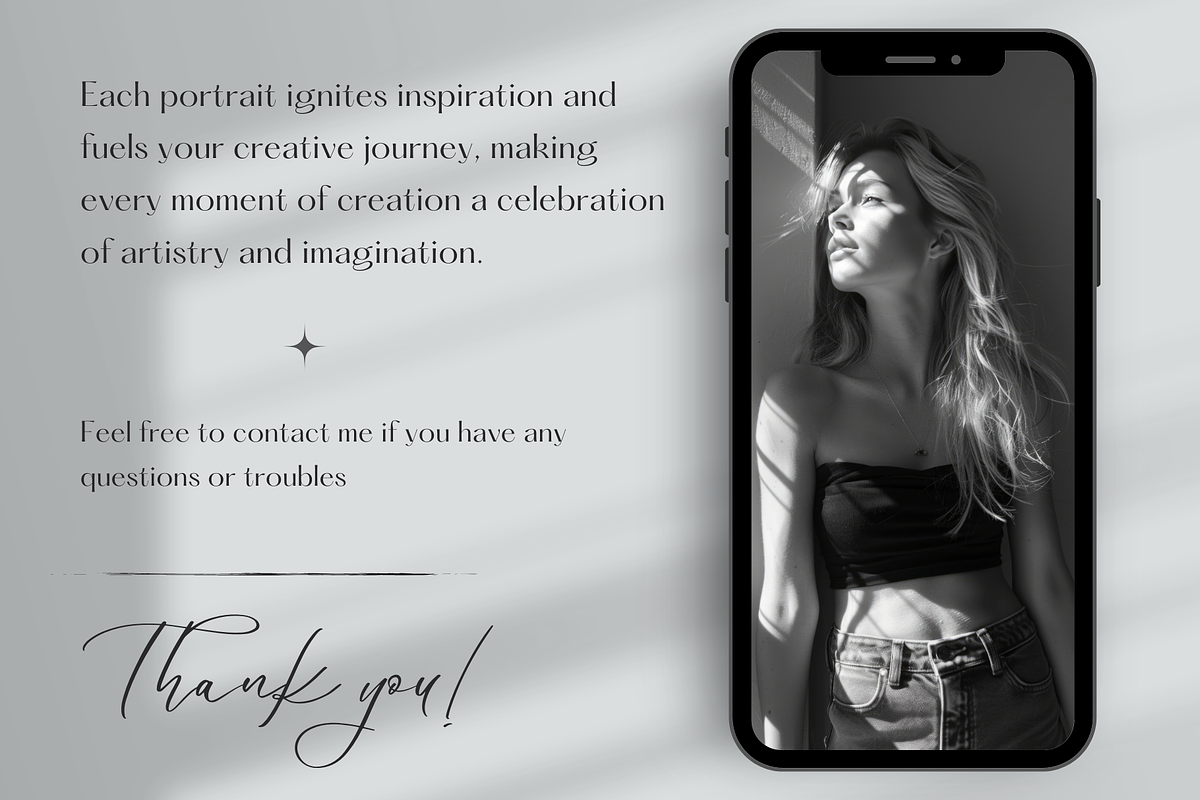 Moody Portraits Stock Images, a Social Media Template by CreativeJourney (Photo 5 of 6)