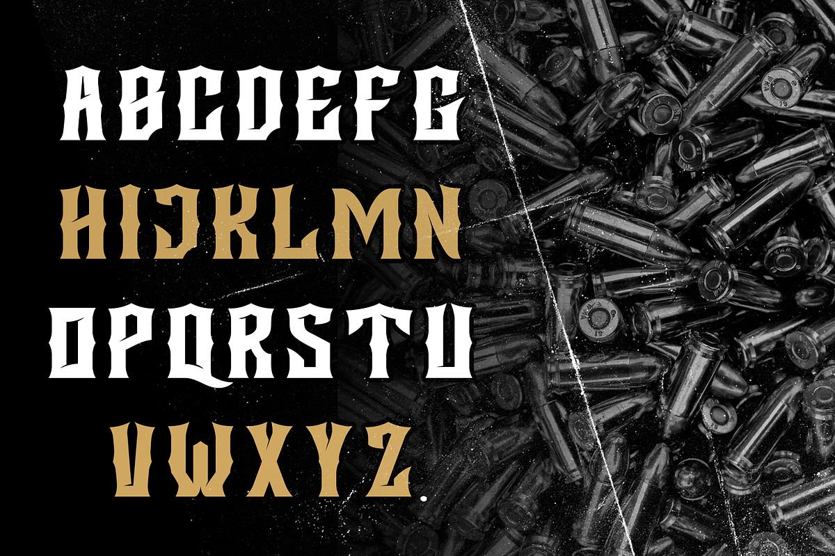 DEGRIEF Vintage Blackletter Display, a Blackletter Font by dansdesign (Photo 3 of 11)