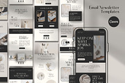 Classy Email Newsletter CANVA, an Email Template by Marketello Studio (Thumbnail 1 of 10)
