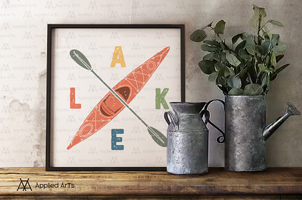 Lake PNG, Kayak PNG Lake Life PNG, a Graphic by Applied Arts
