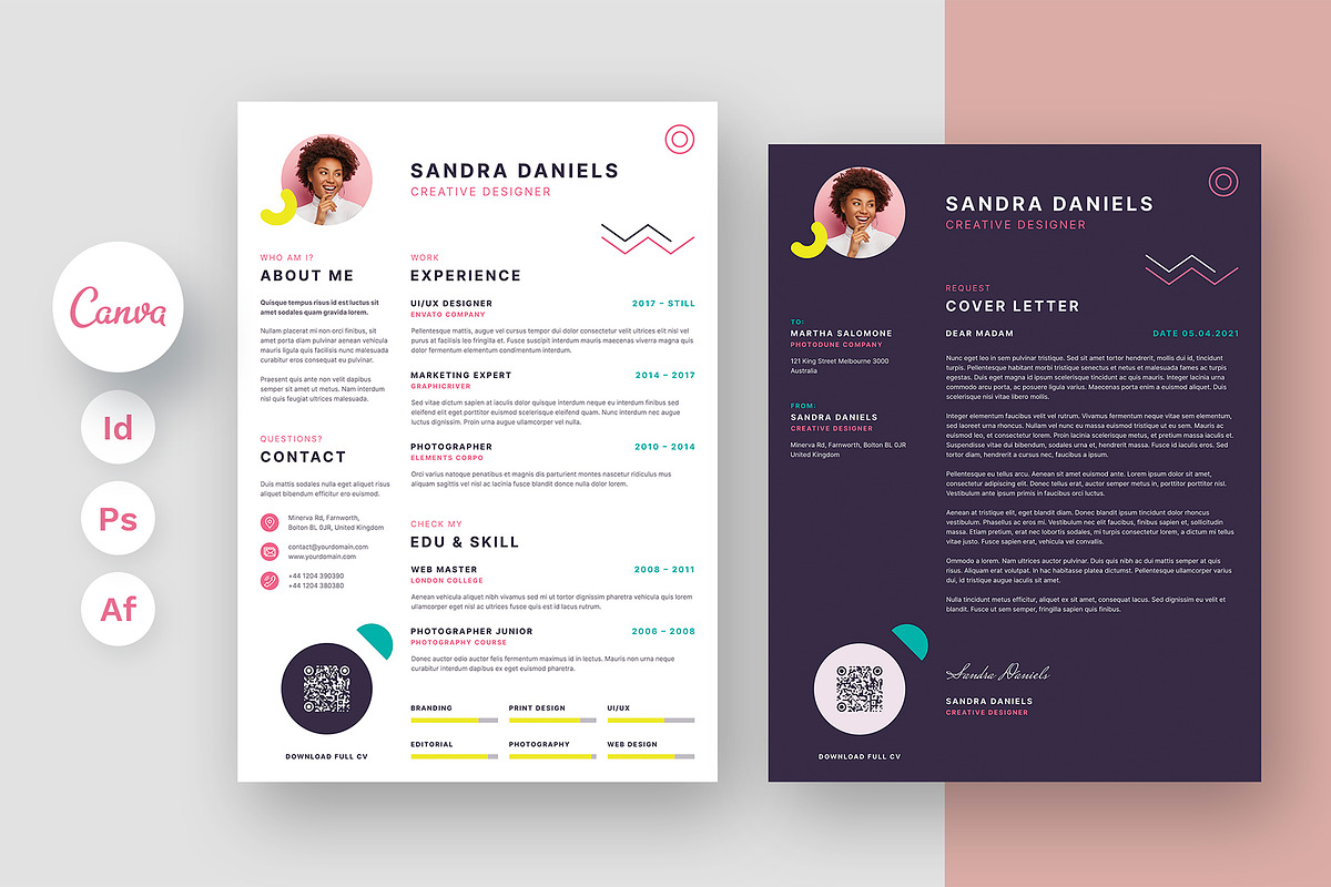 The Resume Flyer Canva Template, a Resume Template by artbart (Photo 1 of 10)