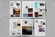 Tabloid Newspaper Template Bundle, a Magazine Template by Oshin Design (Thumbnail 5 of 7)