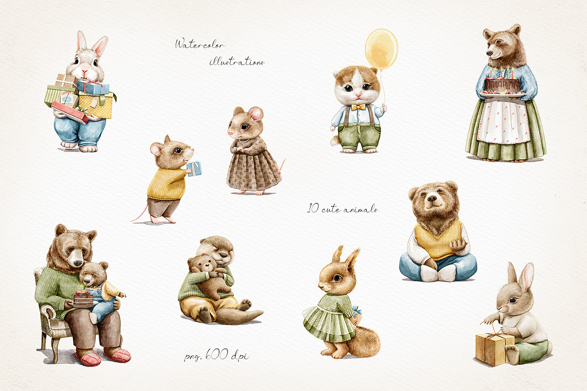 Happy Birthday!, an Animal Illustration by Mimomy (Photo 3 of 12)