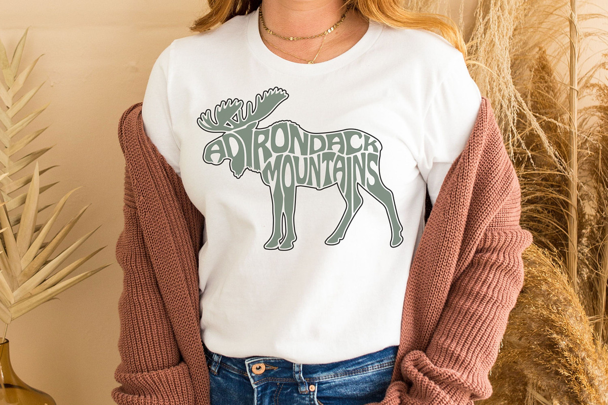 Adirondack Mountains in a moose, an Object Graphic by DigitalDesignsLaura (Photo 1 of 3)