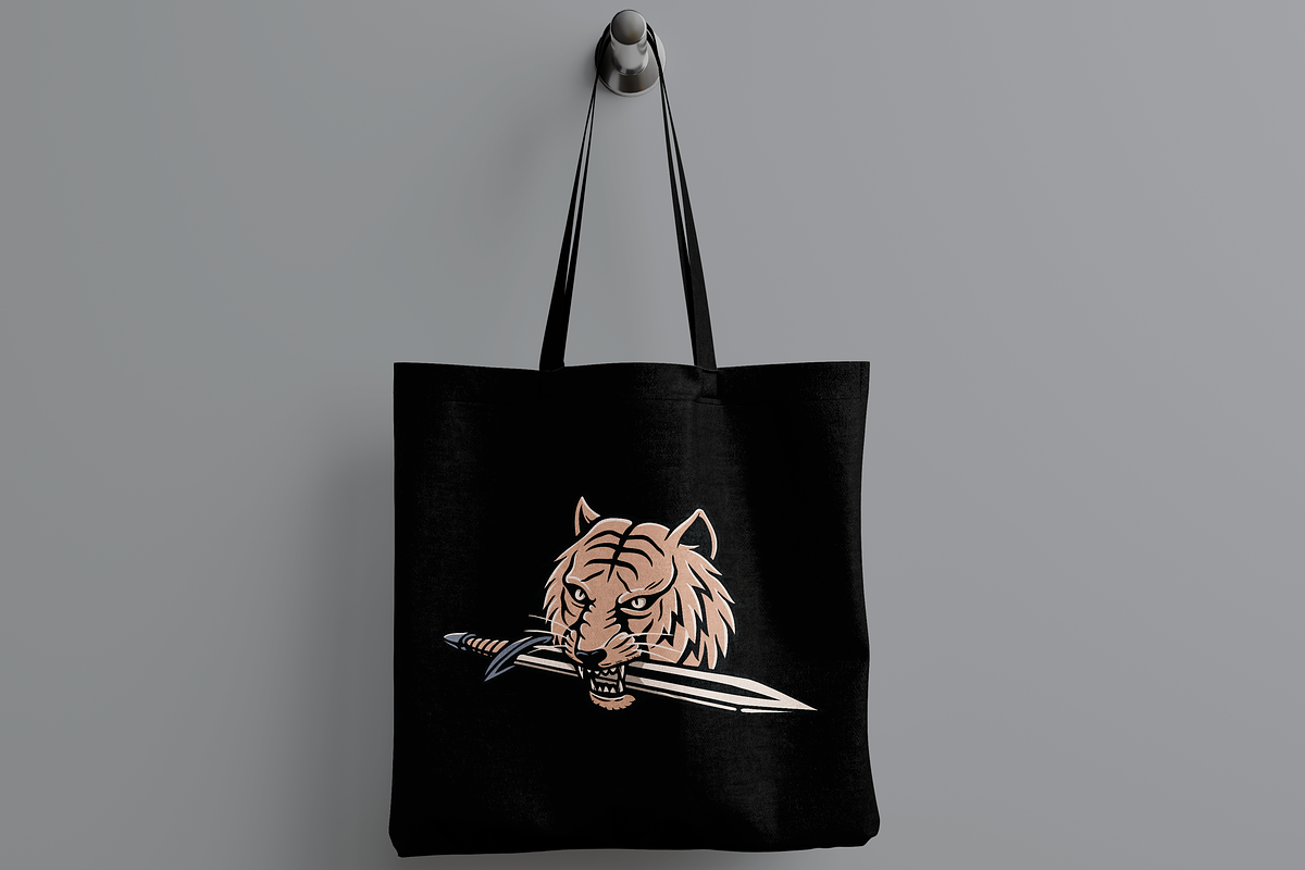 Tiger with Sword, an Object Illustration by nomlimo.com (Photo 2 of 3)