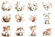 Watercolor Spring Clipart, an Illustration by Designworld (Thumbnail 2 of 5)
