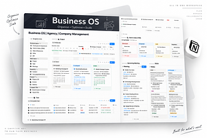 Business Management Notion Template, an App Template by Rodro
