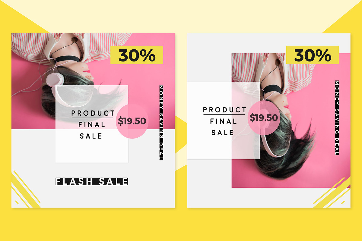 Instagram salesman post bundle 2020, a Social Media Template by designbydi (Photo 7 of 8)