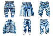 Beautiful Jeans Sublimation Bundle, an Illustration by Daily.Designs (Thumbnail 5 of 5)