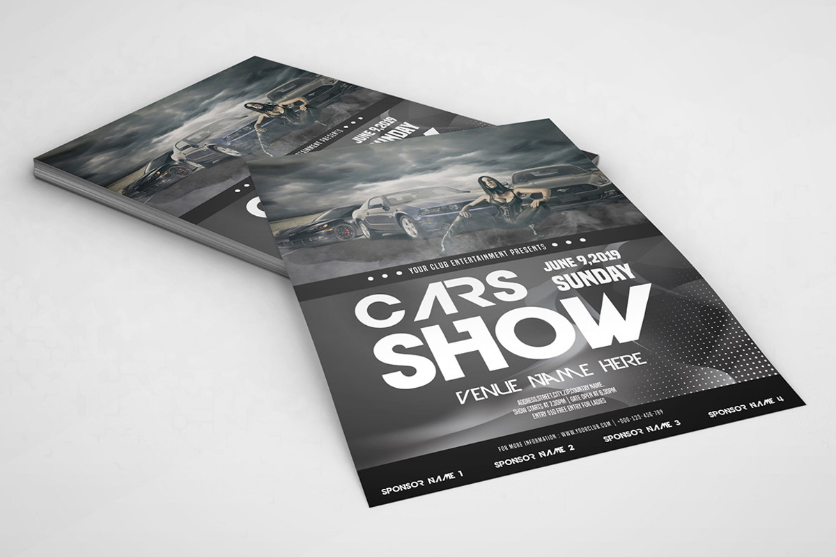 Car Show Flyer, a Flyer Template by Rimana_Templatehive (Photo 3 of 4)