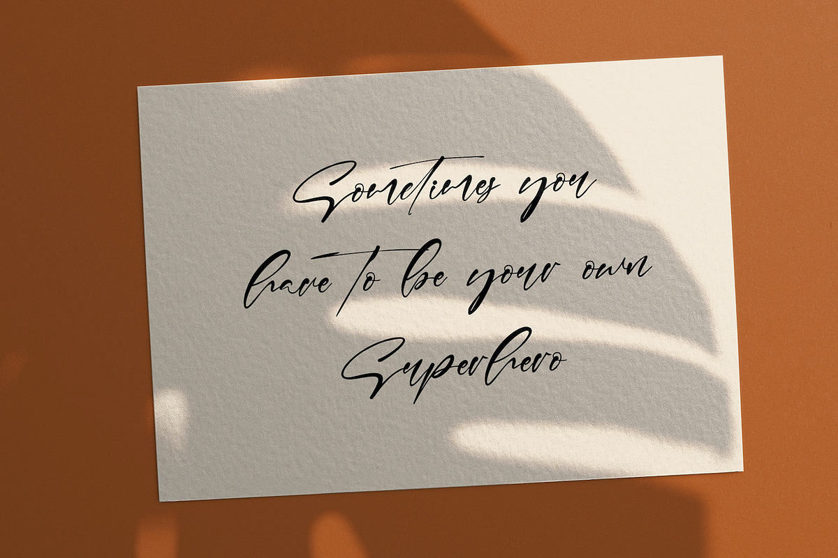 Angelina Rachmi - Calligraphy Font, a Script Font by StringLabs (Photo 8 of 12)