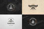 27 Barbershop Logotypes, a Branding & Logo Template by Vasya Kobelev (Thumbnail 4 of 10)