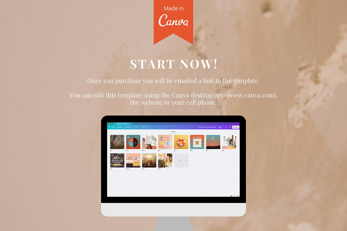 12 Finance Social Media Templates, a Social Media Template by Sincerely Media (Photo 6 of 6)