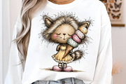Whimsical summer woodland animals, an Illustration by SinaCreation (Thumbnail 4 of 11)