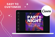 Vibrant Party Night Social Media, a Social Media Template by TemplateCastleStore (Thumbnail 8 of 9)