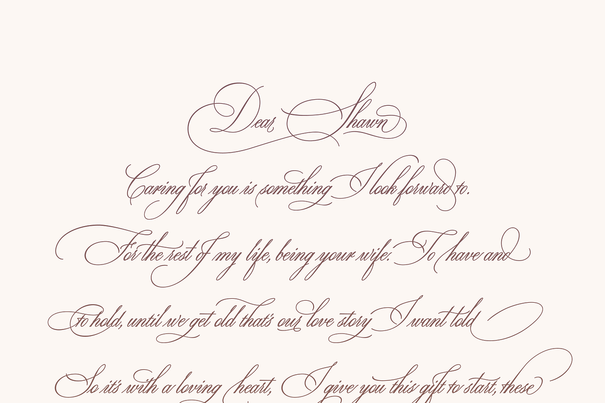 Ecatherina - legendary script, a Script Font by Blessed Print (Photo 28 of 42)