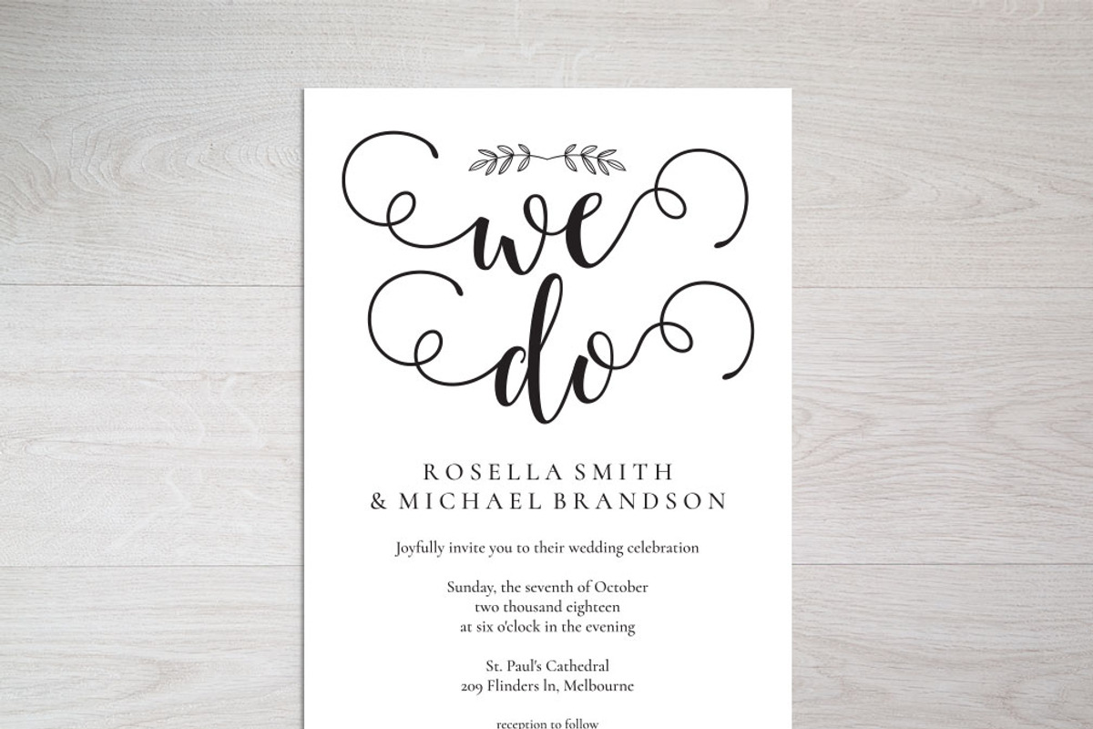 Wedding Invitation Template WPC442, an Invitation Template by Shafura_Wedding (Photo 3 of 5)