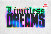 Color Blur Text & Logo Effect, a Layer Style Add-On by Design Squad (Thumbnail 1 of 5)