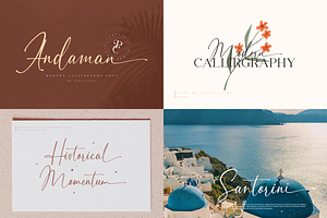 Calligraphy Font Bundle