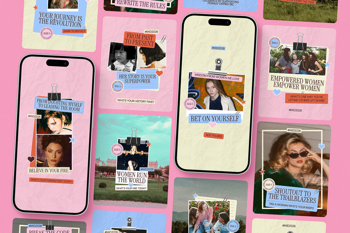 Women's Day Instagram Canva Template, a Social Media Template by Supanium Studio (Photo 5 of 5)