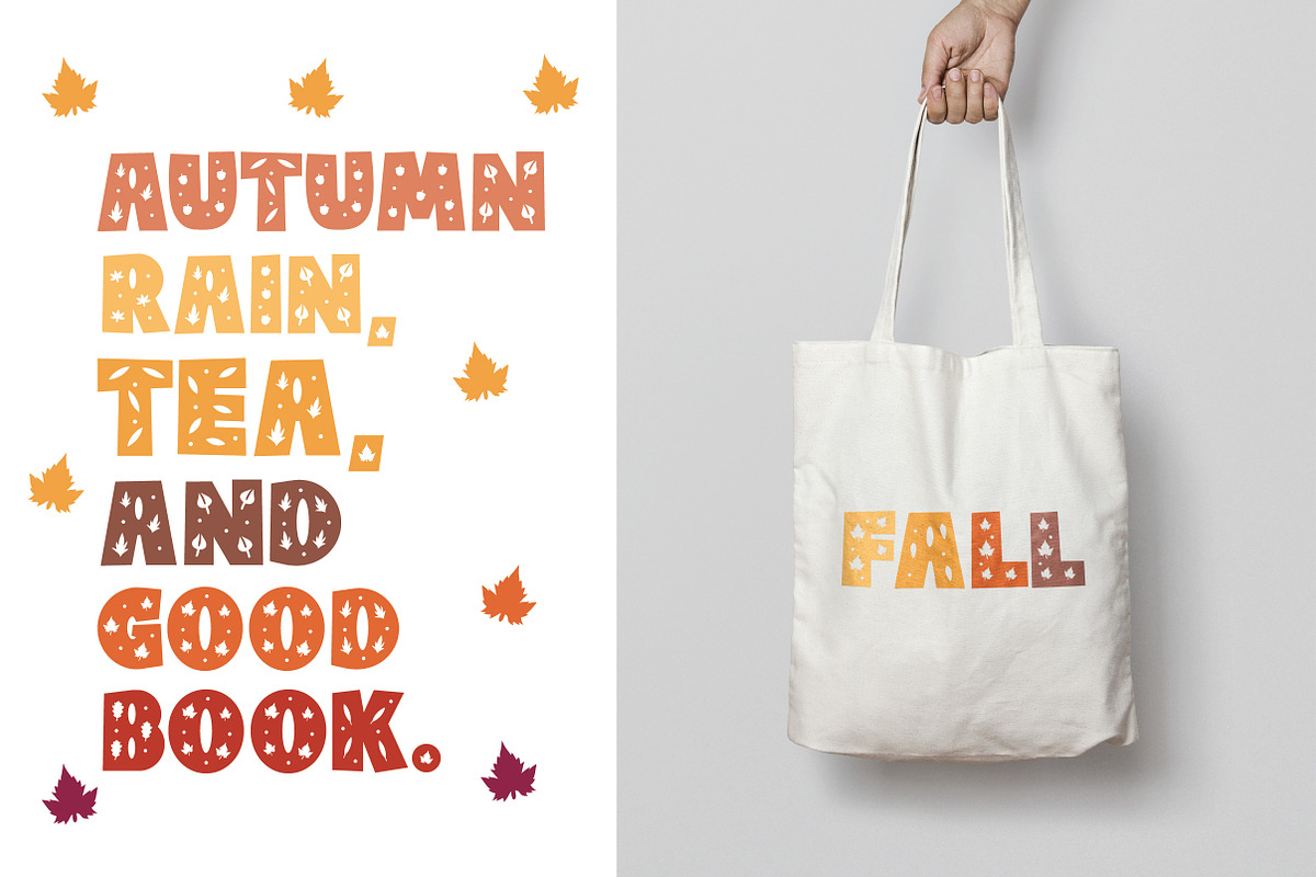 Maple Leaf, a Font by caocastudio (Photo 4 of 4)