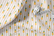 Watercolor Pineapple Patterns Set, a Pattern Graphic by Oksana Dovhopol Art (Thumbnail 4 of 11)