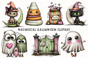 Whimsical Halloween Clipart, an Illustration by OK Design (Thumbnail 2 of 6)