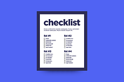 A Set of Five Checklists, a Graphic by Orange Graphics (Thumbnail 5 of 6)