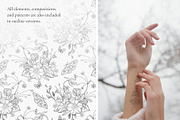 Dark Botanical Magic Clipart, a Decorative Illustration by PenguinArtStudio (Thumbnail 12 of 18)