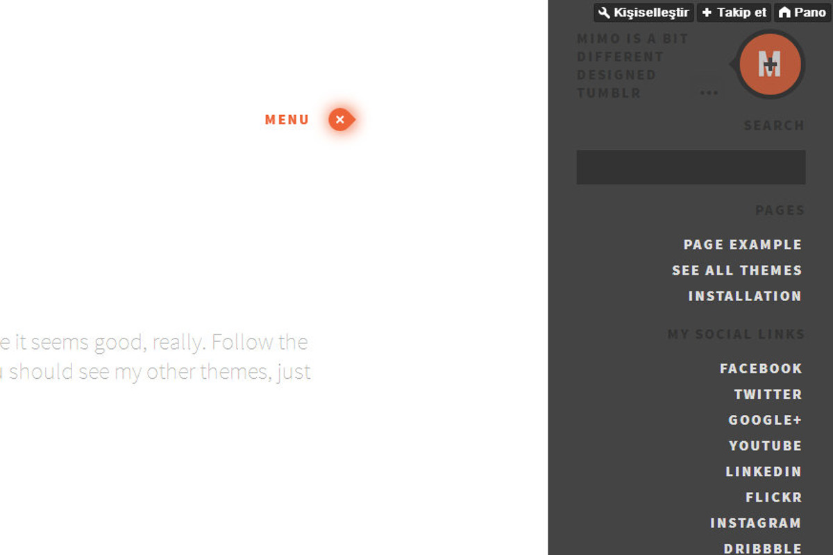 Mimo - Clean Tumblr Theme, a Websites & App Template by mselmany (Photo 3 of 5)