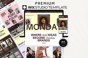 Creative Wix Studio Website Template, a Wix Template by AdvertFox (Thumbnail 1 of 10)